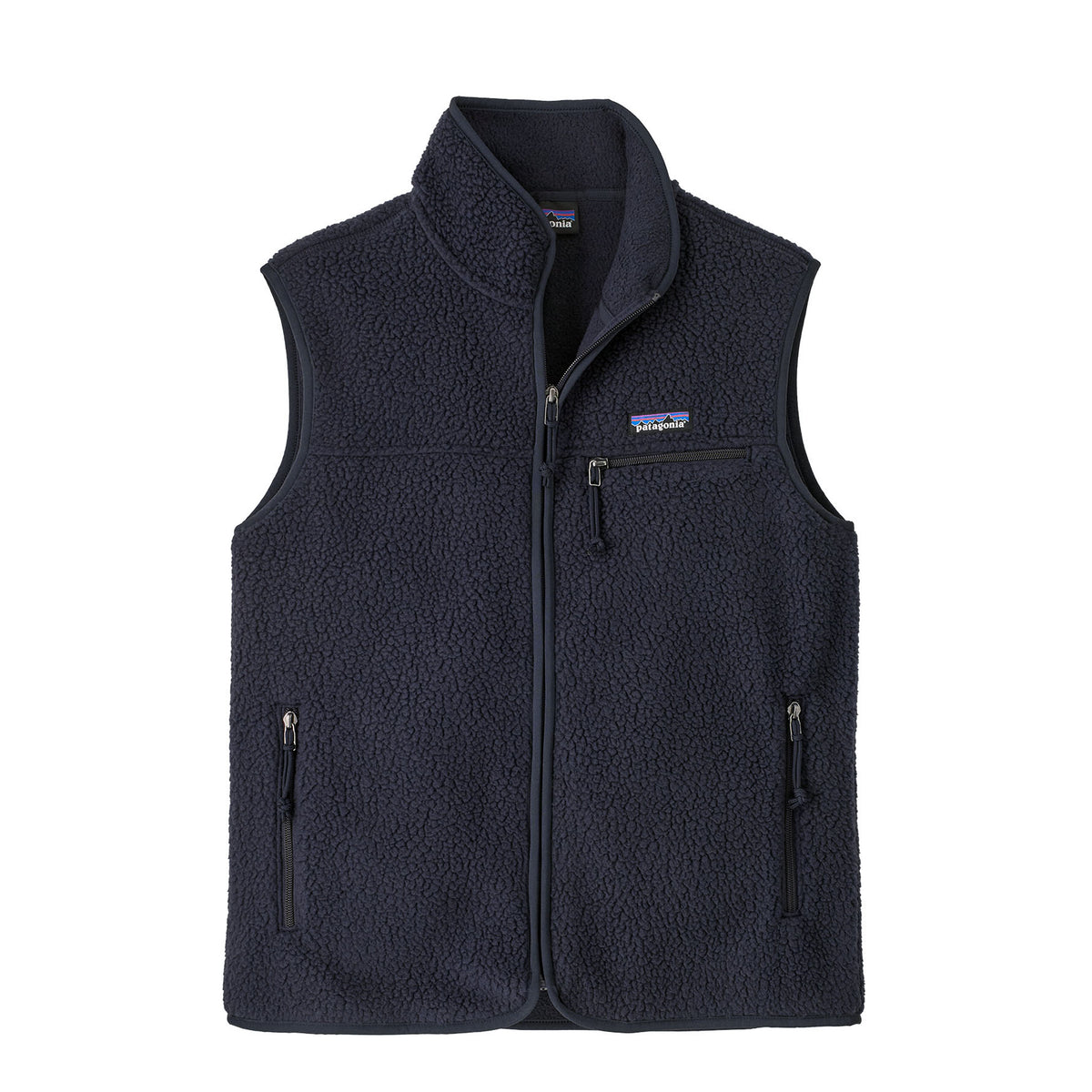 Patagonia Womens Retro Pile Fleece Vest Sunken Blue