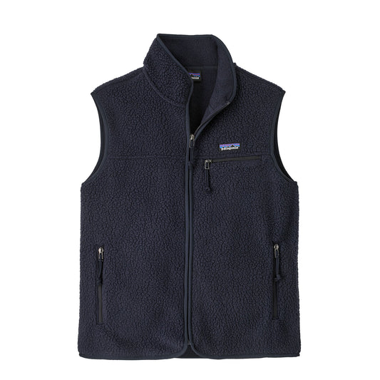 Patagonia Womens Retro Pile Fleece Vest Sunken Blue