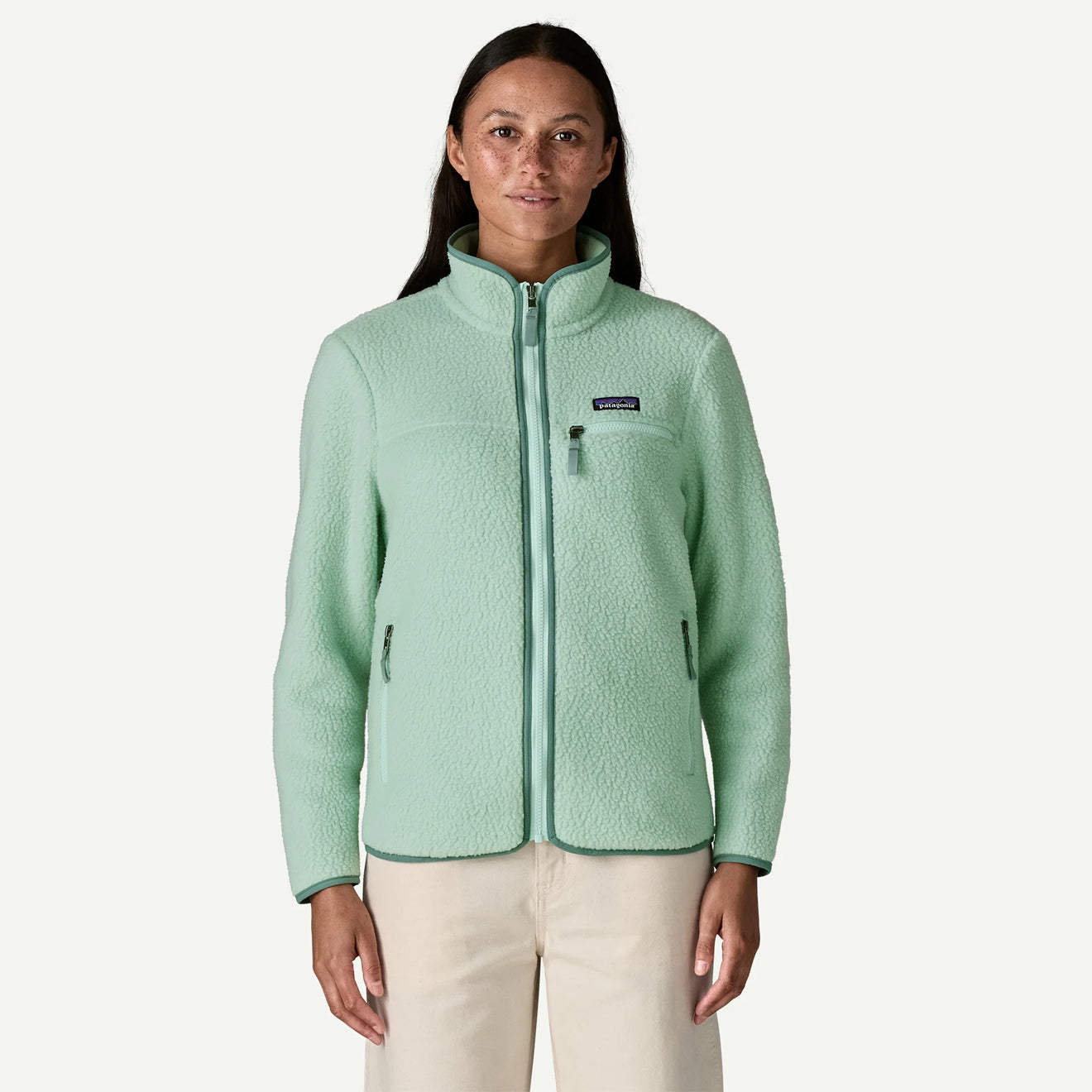 Patagonia Womens Retro Pile Jacket Dark Natural - pam pam 