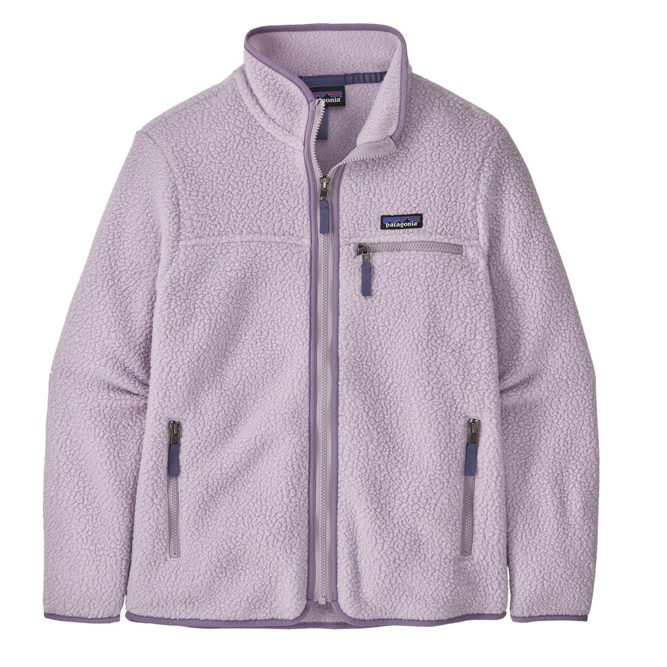 Patagonia Womens Retro Pile Jacket Foxglove Purple - pam pam 