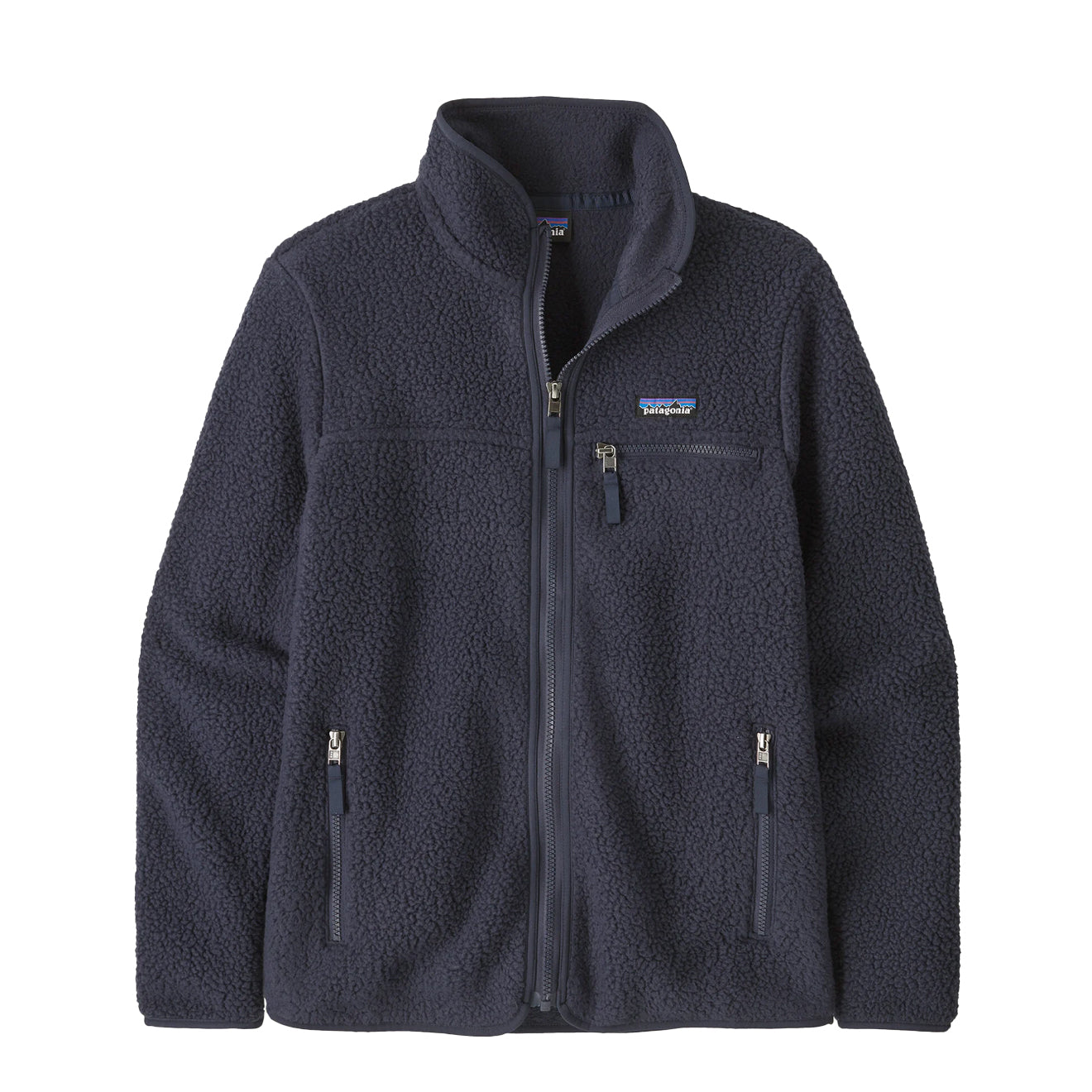 Patagonia Womens Retro Pile Jacket Sunken Blue - pam pam 