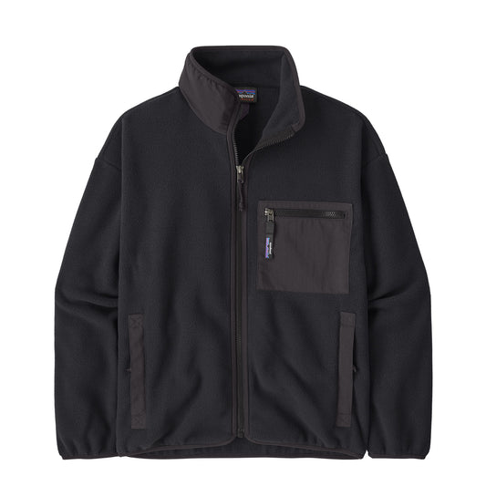 Patagonia Womens Synchilla Fleece Jacket Black Solid