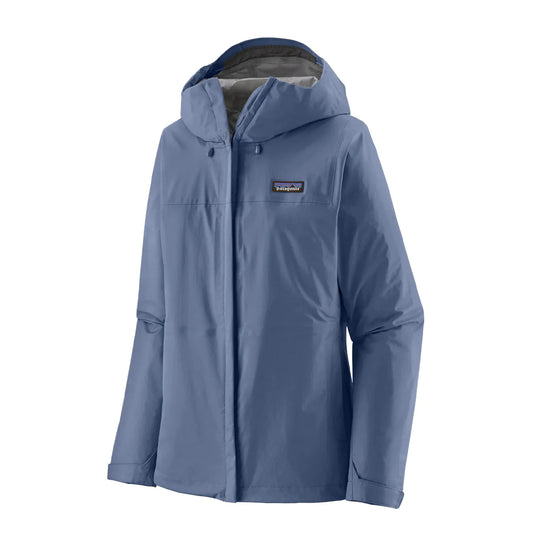 Patagonia Womens Torrentshell 3L Rain Jacket Current Blue - pam pam