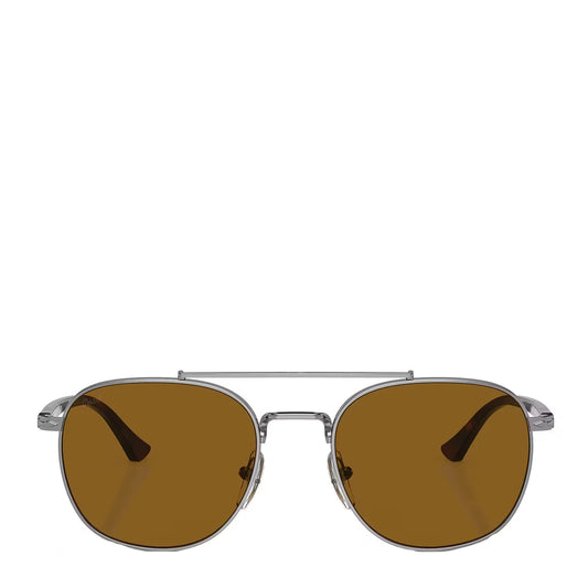 Persol PO1006S Sunglasses Gunmetal / Brown Lens