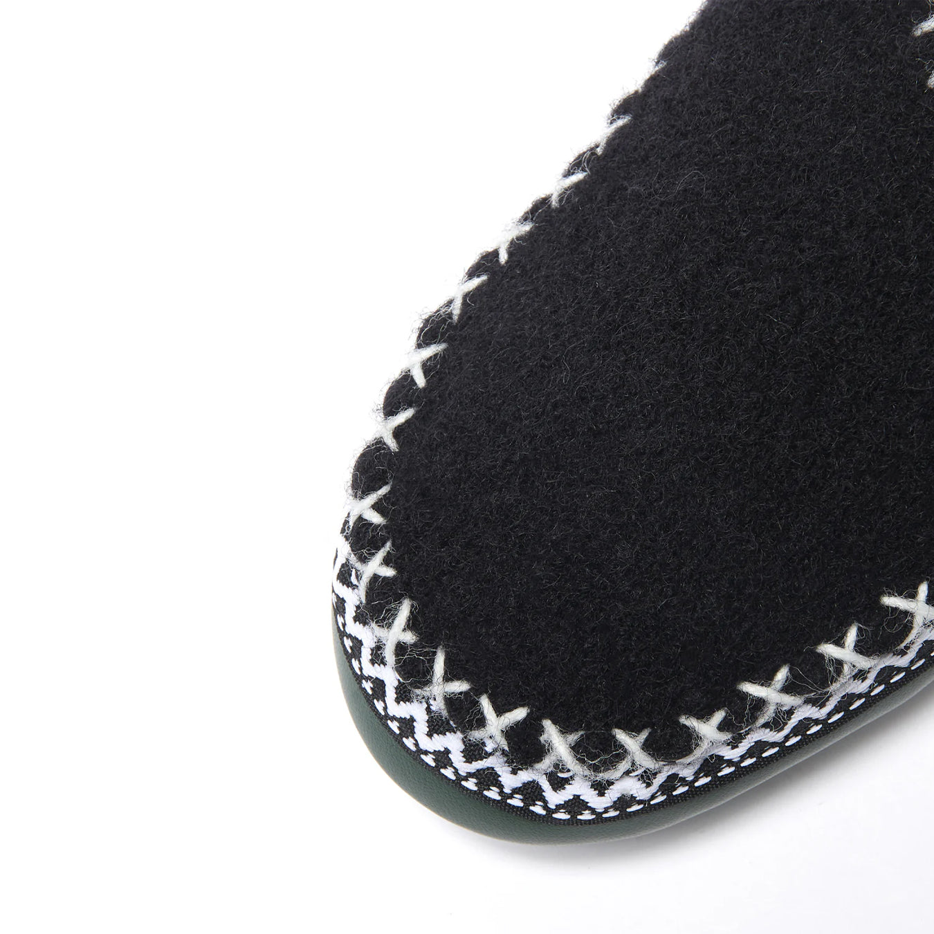 Plakolm Womens Wool Slipper Black