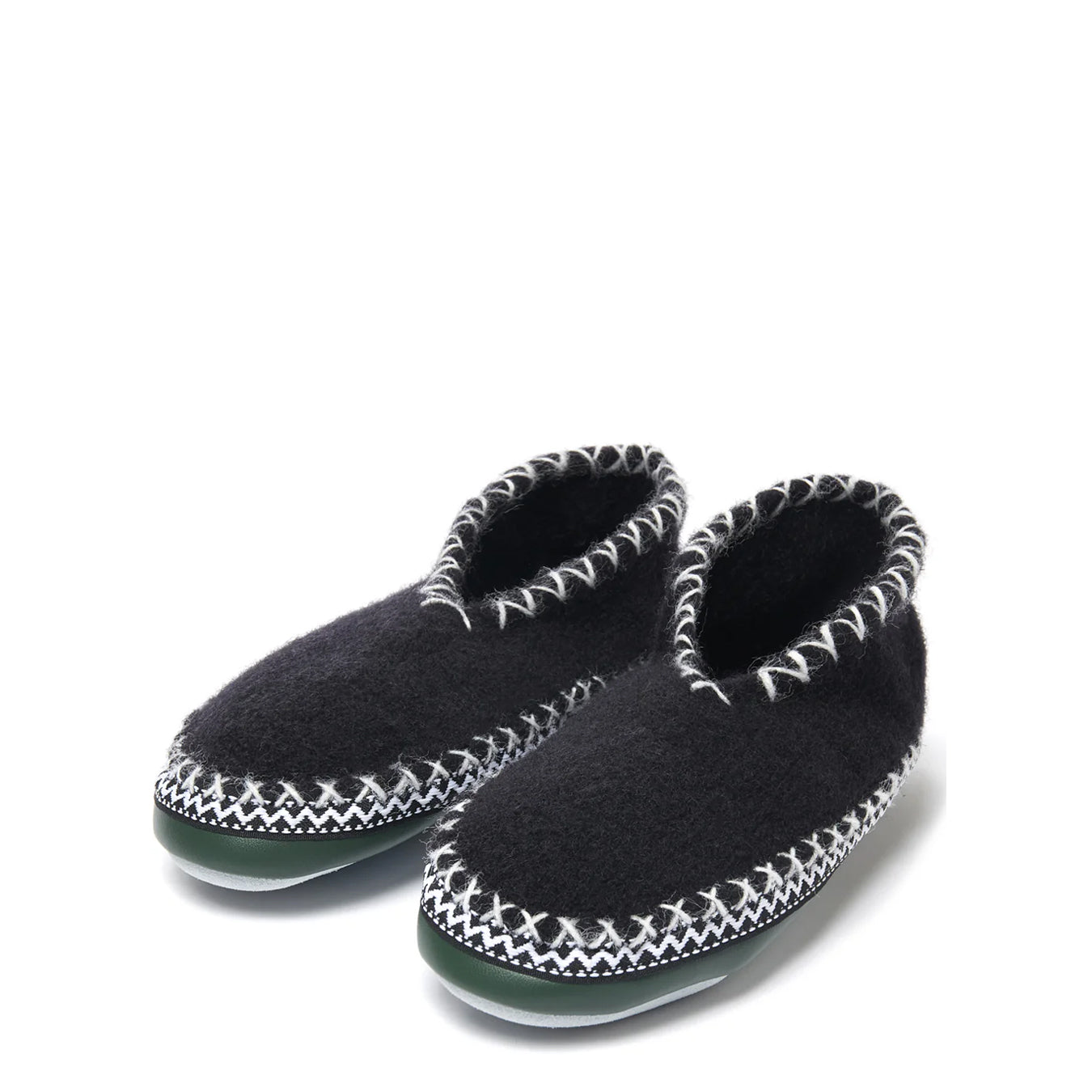 Plakolm Womens Wool Slipper Black