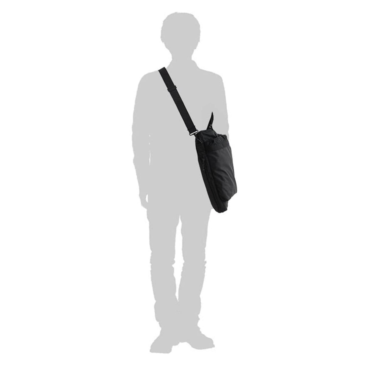 Porter-Yoshida and Co Force 2-Way Helmet Bag Black