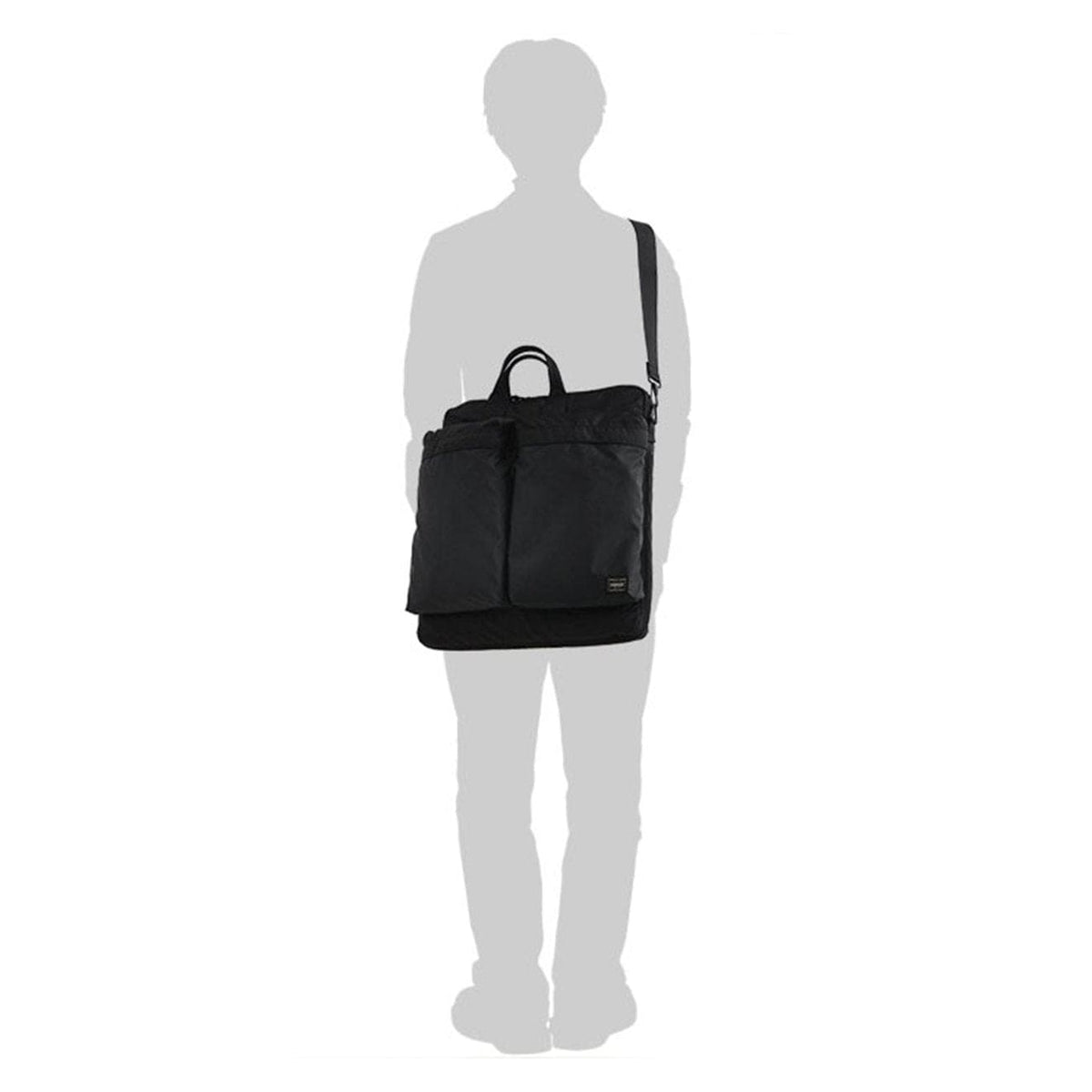 Porter-Yoshida and Co Force 2-Way Helmet Bag Black