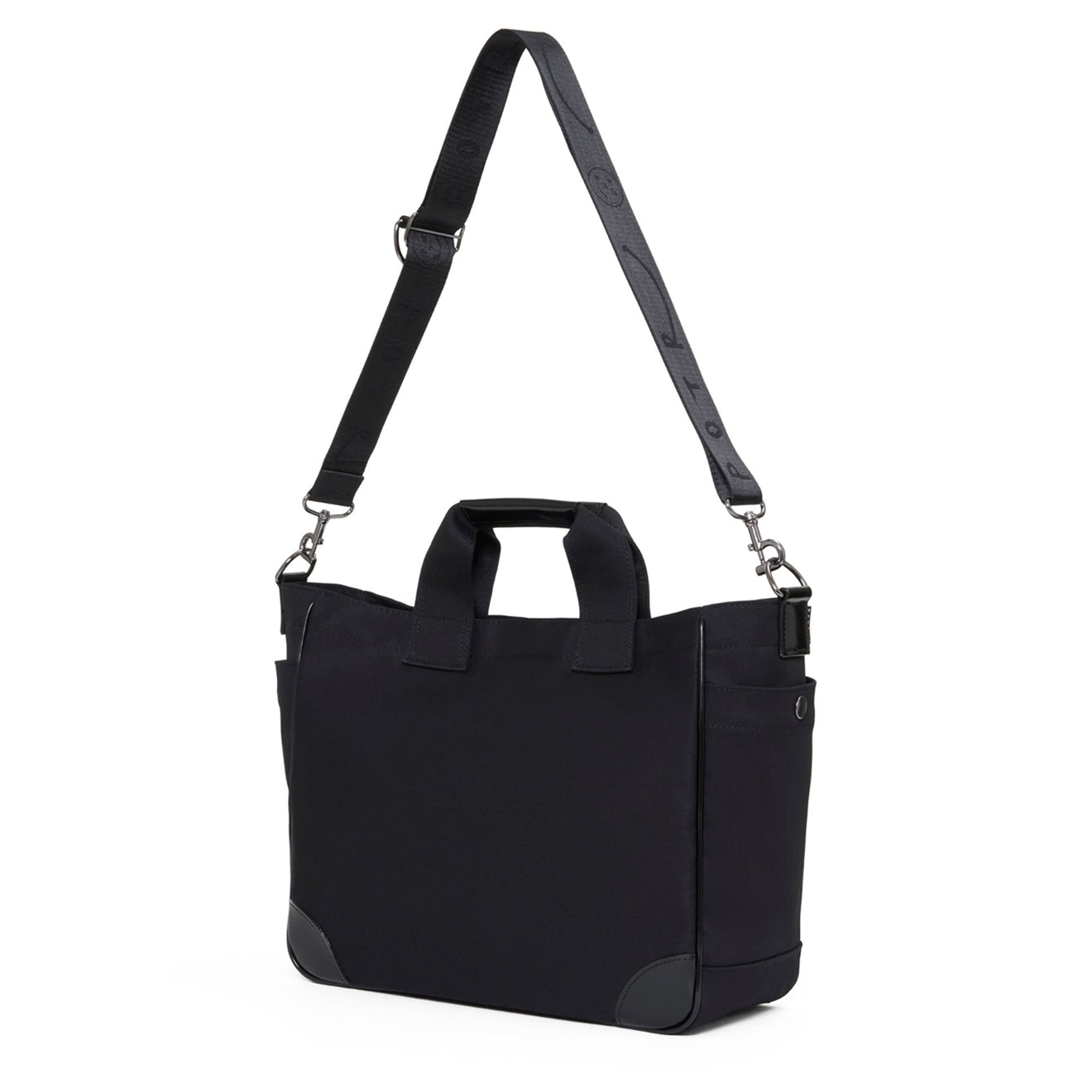 Porter-Yoshida And Co Clan Tote Bag With Quilt Pin Black