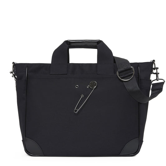 Porter-Yoshida And Co Clan Tote Bag With Quilt Pin Black