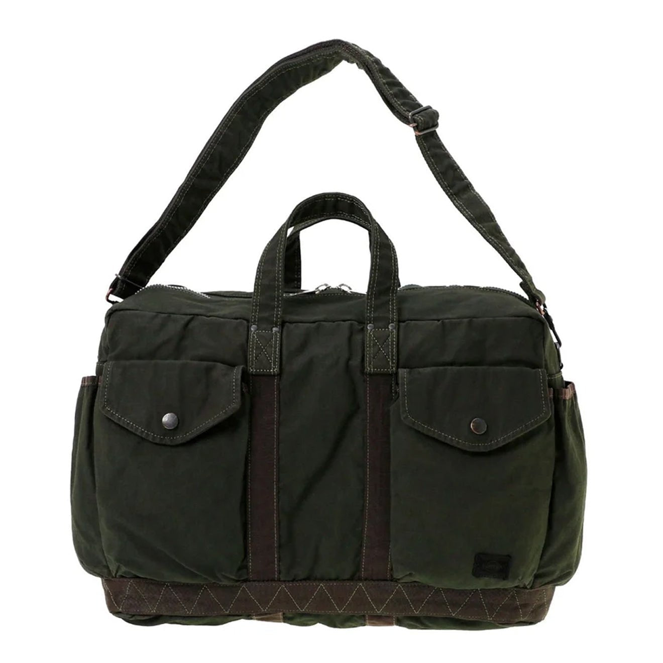 Porter-Yoshida and Co Crag 2 Way Boston Bag S Khaki