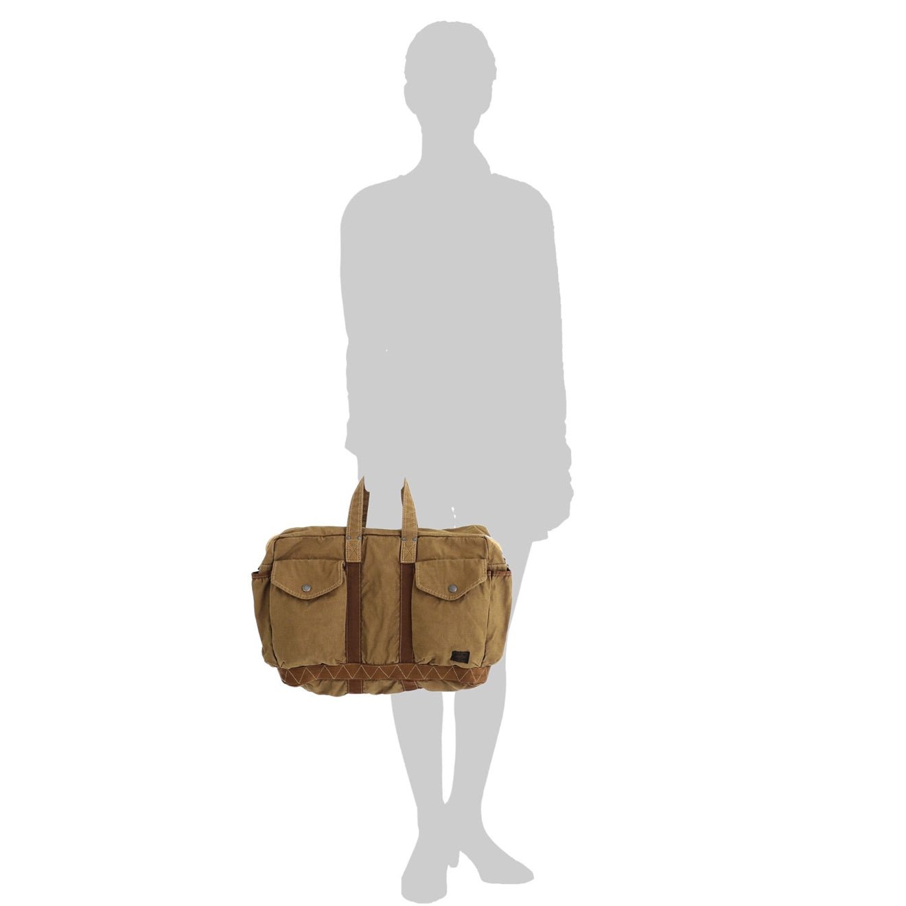 Porter-Yoshida And Co Crag 2Way Boston Bag (S) Coyote