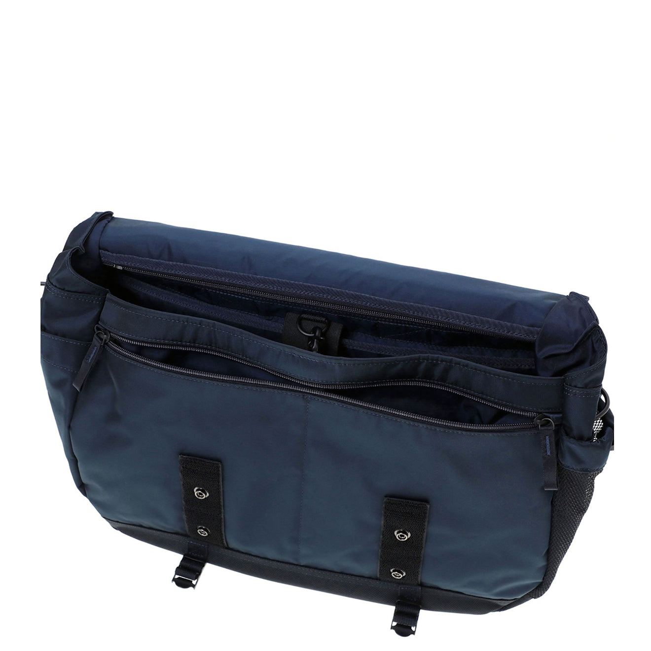 Porter-Yoshida And Co Ride Messenger Bag With Bicycle Chain Navy