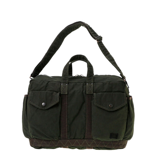 Porter - Yoshida and Co Crag 2 Way Boston Bag S Khaki