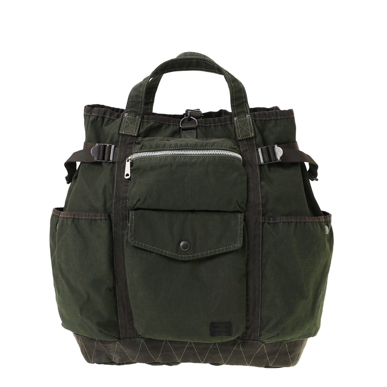 Porter - Yoshida and Co Crag 2 Way Rucksack Khaki