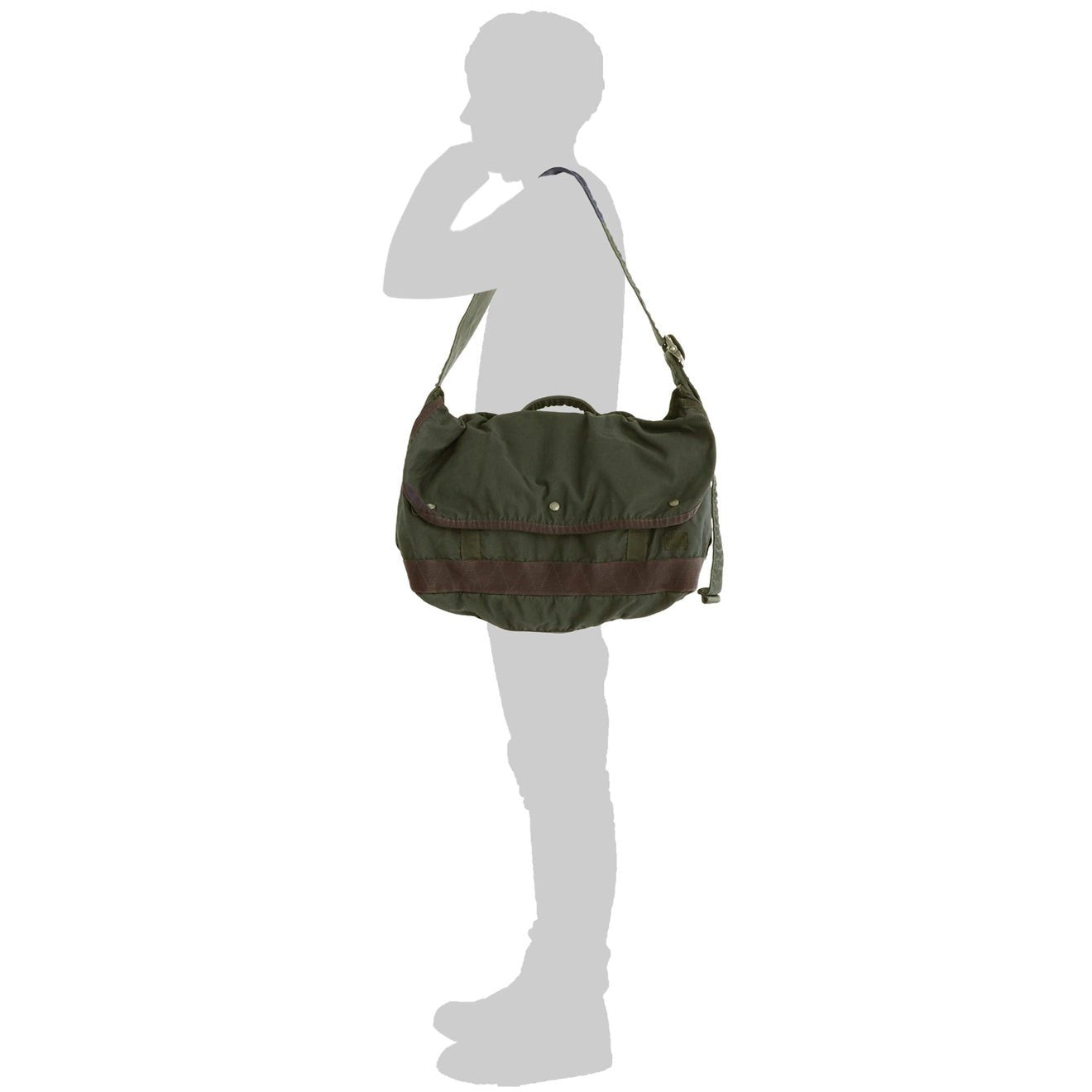 Porter - Yoshida and Co Crag Messenger Bag L Khaki