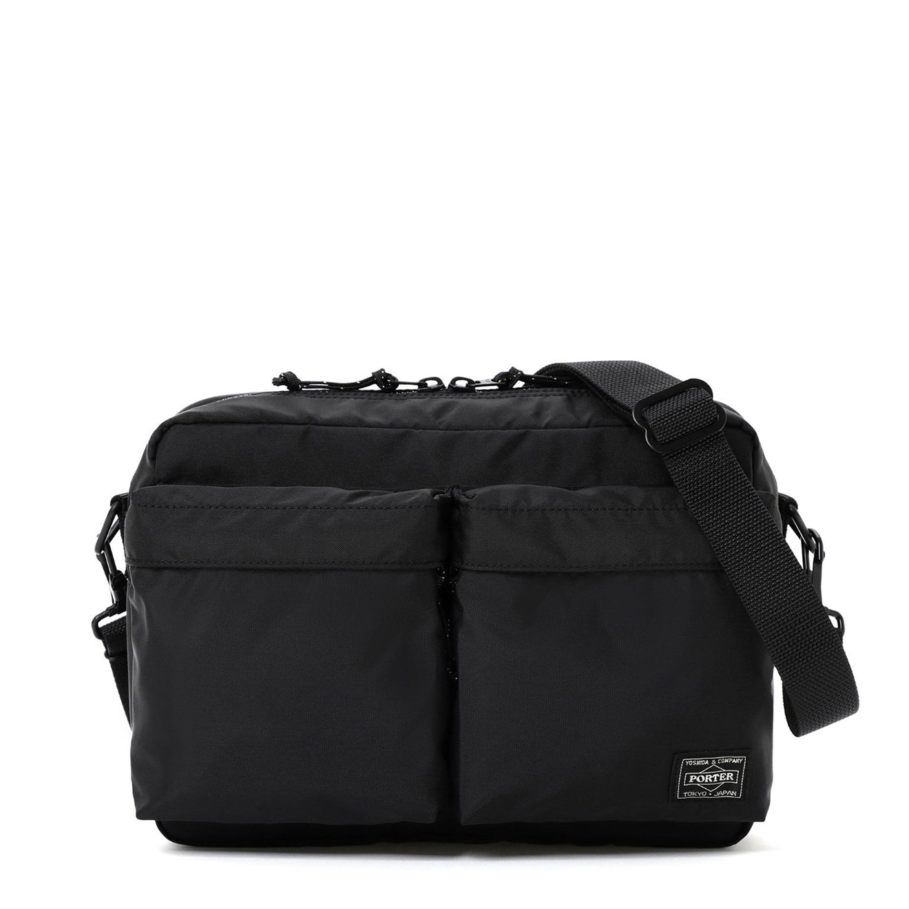Porter-Yoshida and Co Force Shoulder Bag Small Black - pam pam 