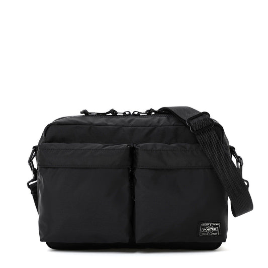 Porter-Yoshida and Co Force Shoulder Bag Small Black - pam pam