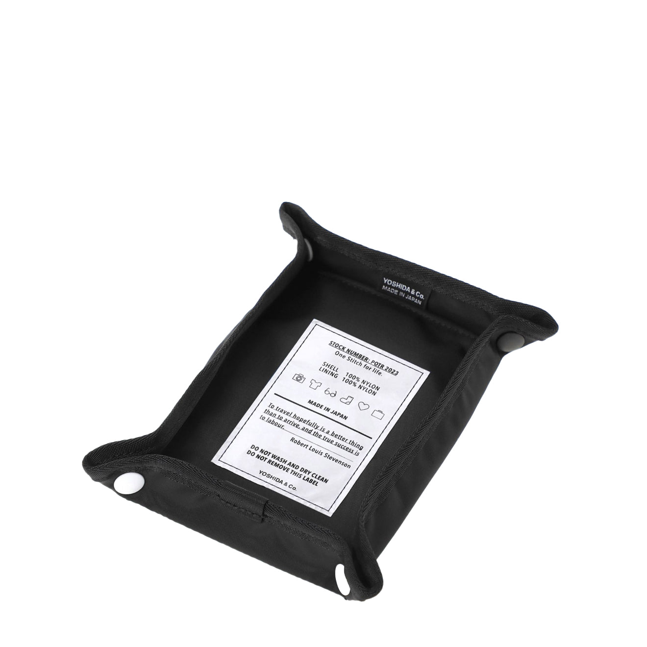 Porter-Yoshida and Co Potr Packs Grooming Pouch & Tray Black | pam pam