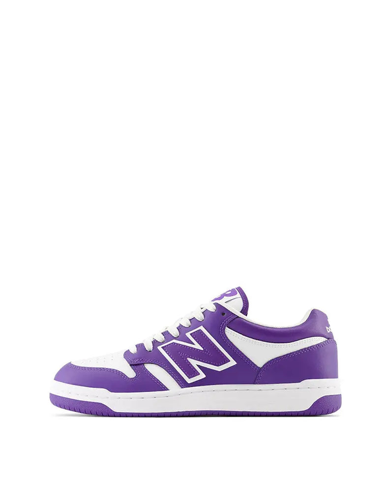 New Balance 480 Trainers White / Prism Purple