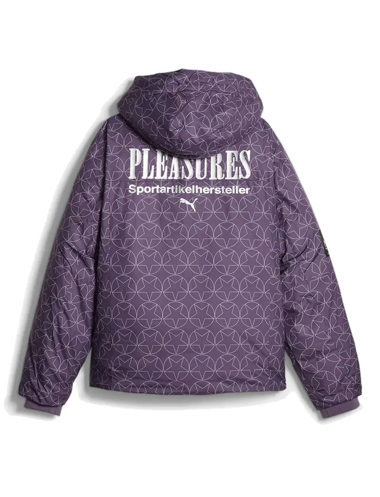Puma Puma X Pleasures Puffer Jacket Purple Charcoal