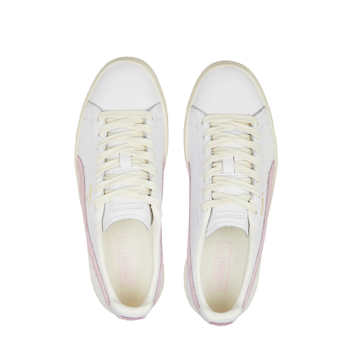 Puma Clyde Base Trainer Puma White / Pearl Pink / Puma Team Gold