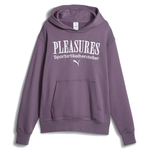 Puma Puma X Pleasures Graphic Hoodie Purple Charcoal