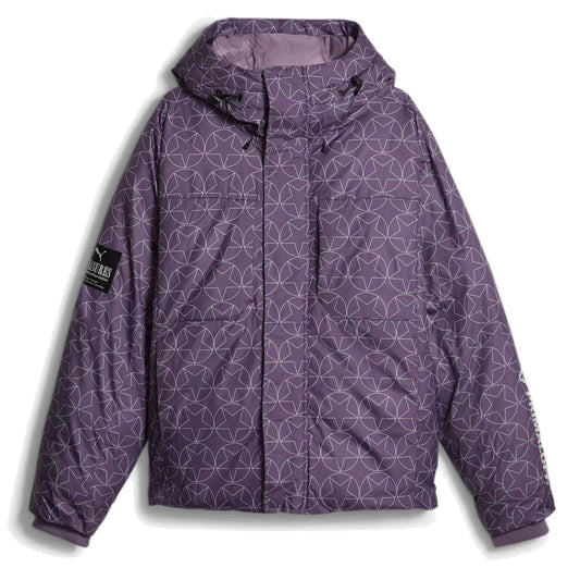 Puma Puma X Pleasures Puffer Jacket Purple Charcoal