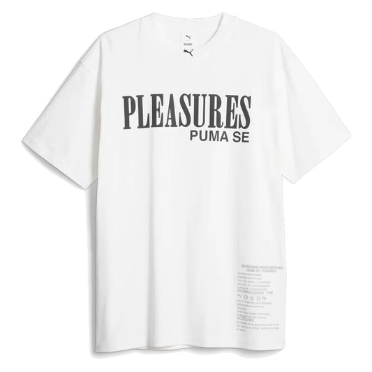 Puma Puma X Pleasures Womens Typo Tee Puma White