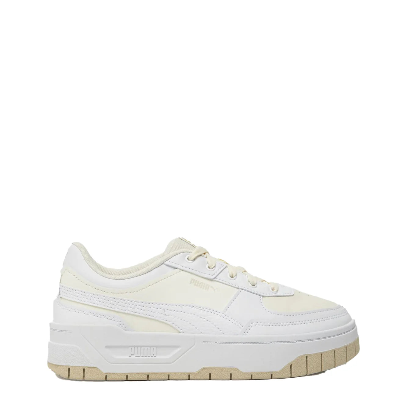 Puma Womens Cali Dream Lth Wns Trainer Warm White / Puma White