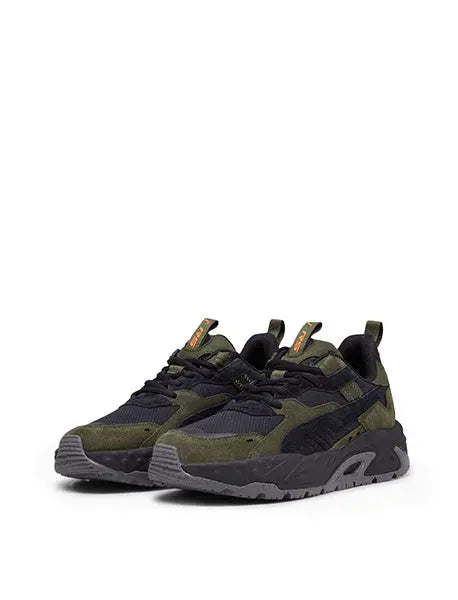 Puma Womens RS-Track Outdoor Strong Gray / Chocolate