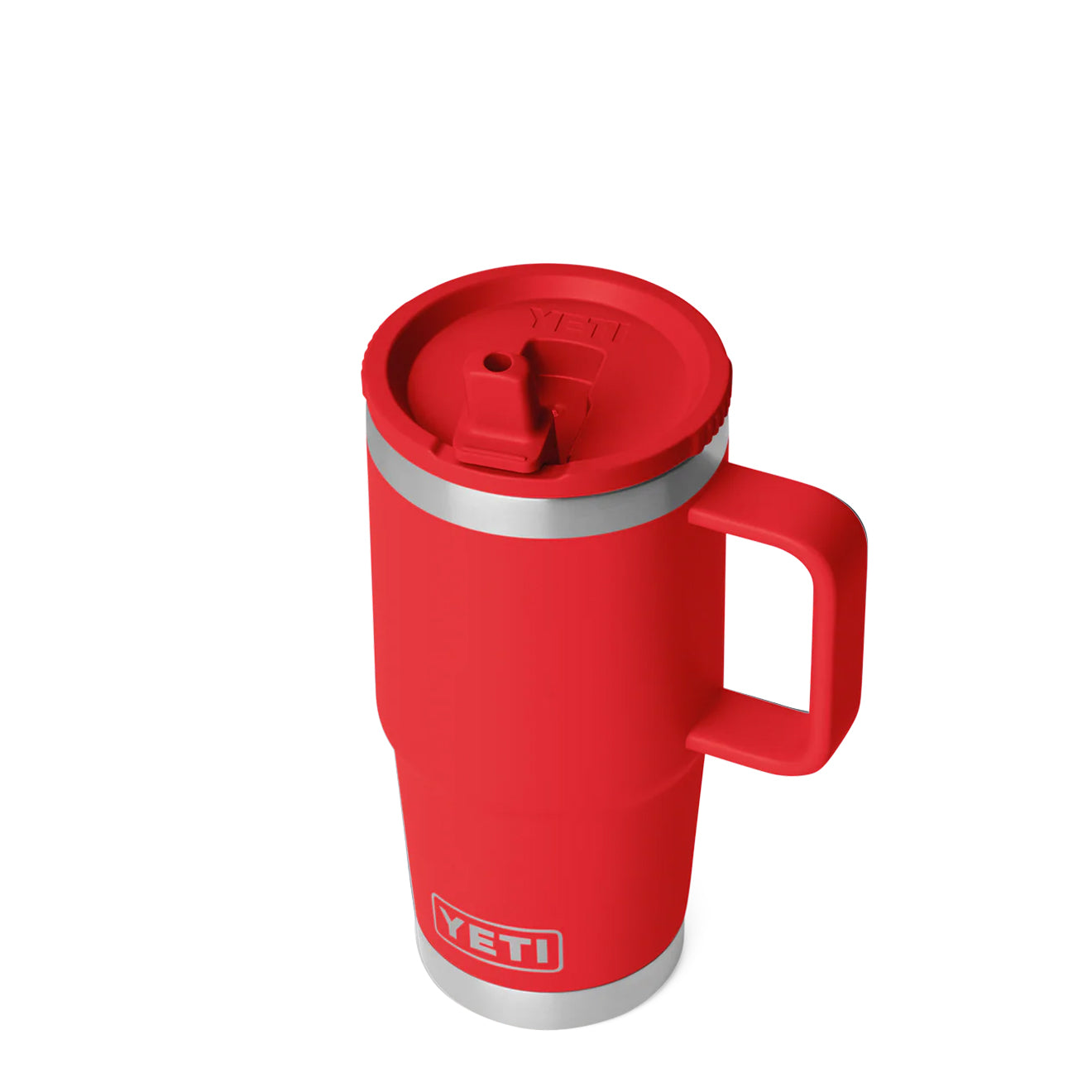 YETI  Rambler 20 Oz Travel Straw Mug Rescue Red