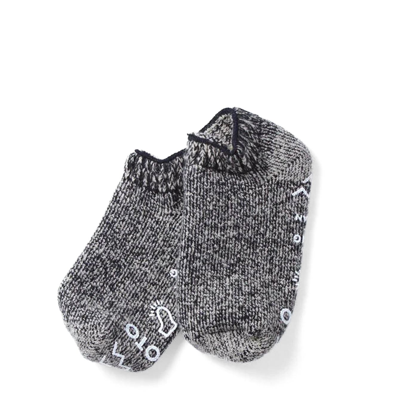 ROTOTO Pile Sockslipper Black / Beige - pam pam 