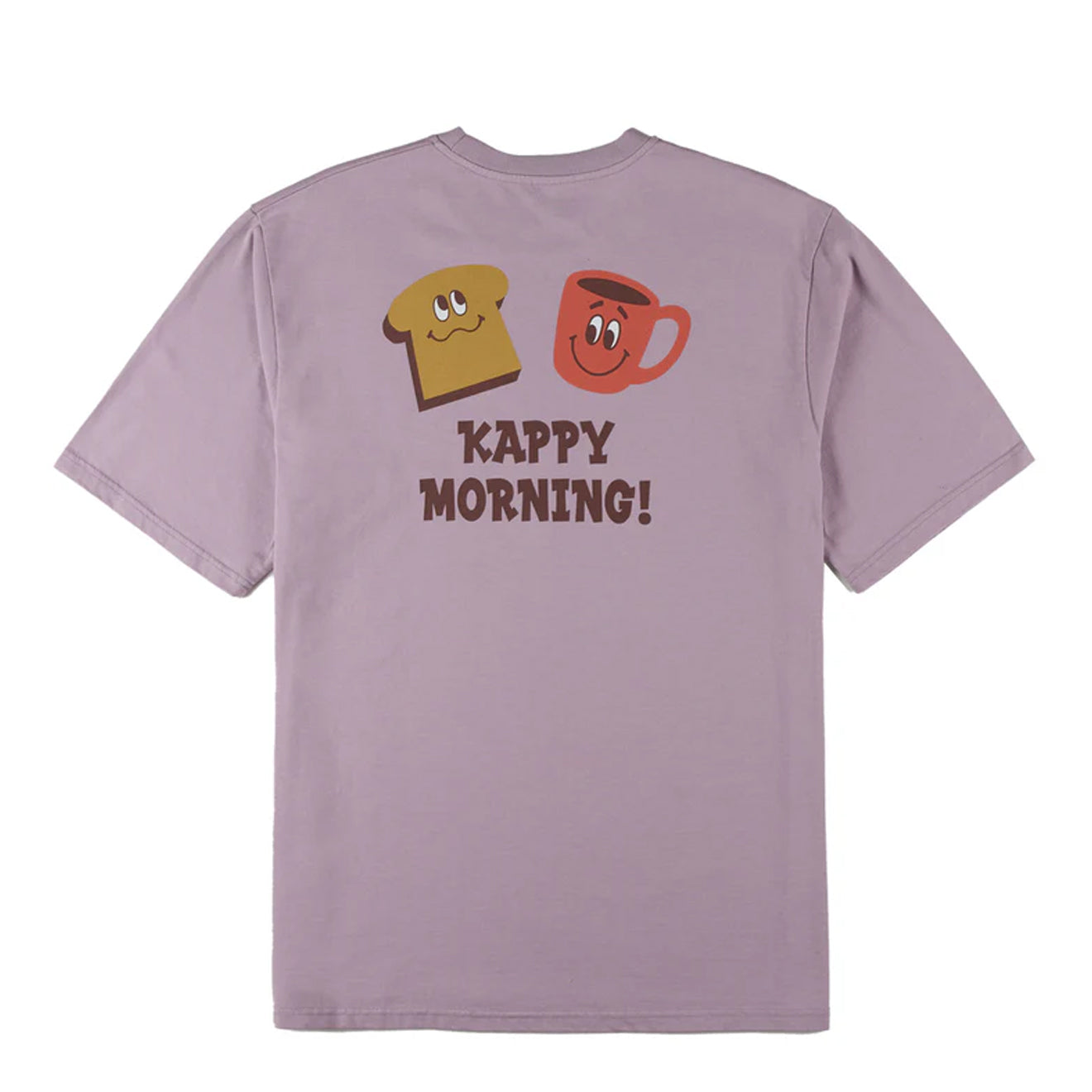 Kappy Kappy Morning Half T-Shirt Toru Fukuda Edition Lilac - pam pam 