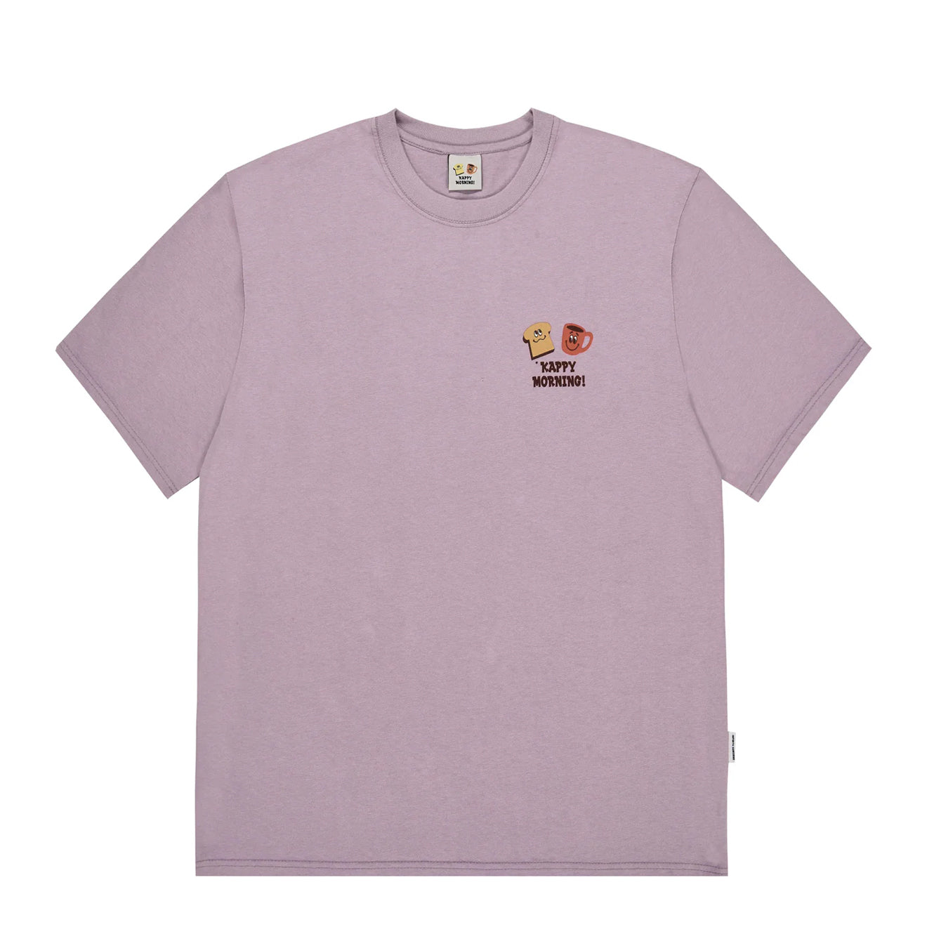 Kappy Kappy Morning Half T-Shirt Toru Fukuda Edition Lilac - pam pam 