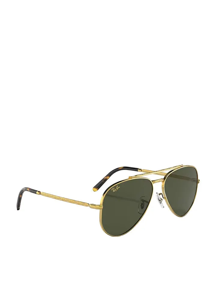 Ray-Ban RB3625 135 58 New Aviator Sunglasses Legend Gold / Green Ray-Ban