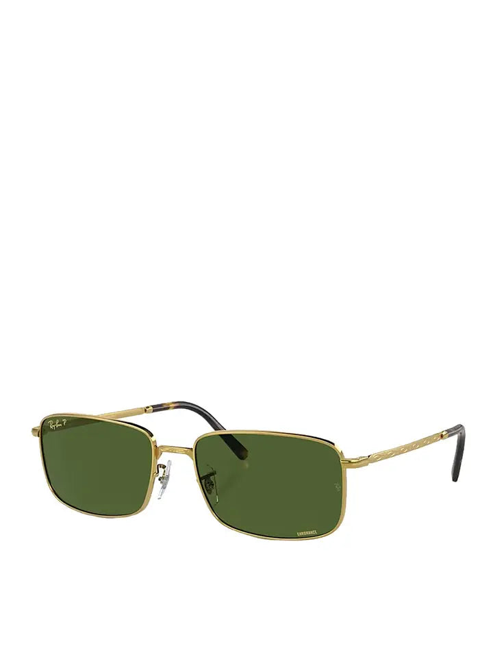 Ray-Ban RB3717 145 57 Polarized Sunglasses Legend Gold / Polar Dark Green Ray-Ban