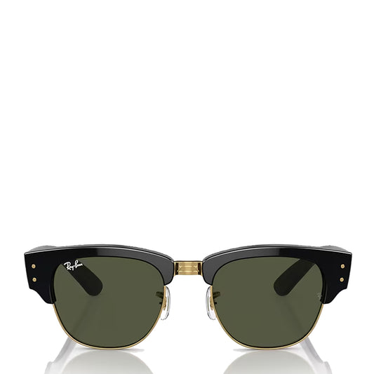 Ray-Ban 0RB0316S 901/31 53 Mega Clubmaster Black on Gold Sunglasses