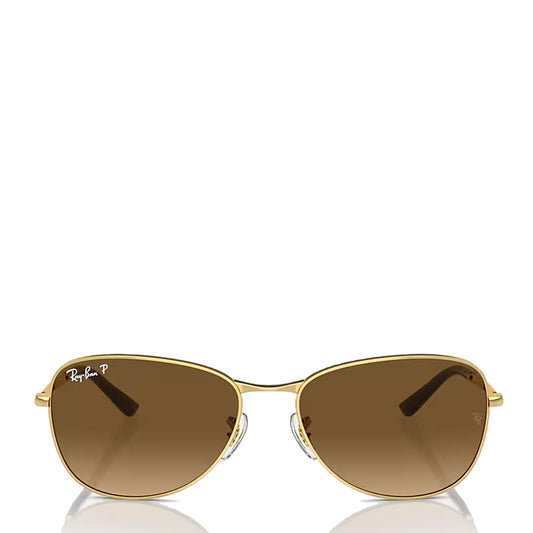 Ray-Ban 0RB3733 001/M2 59 Sunglasses Gold