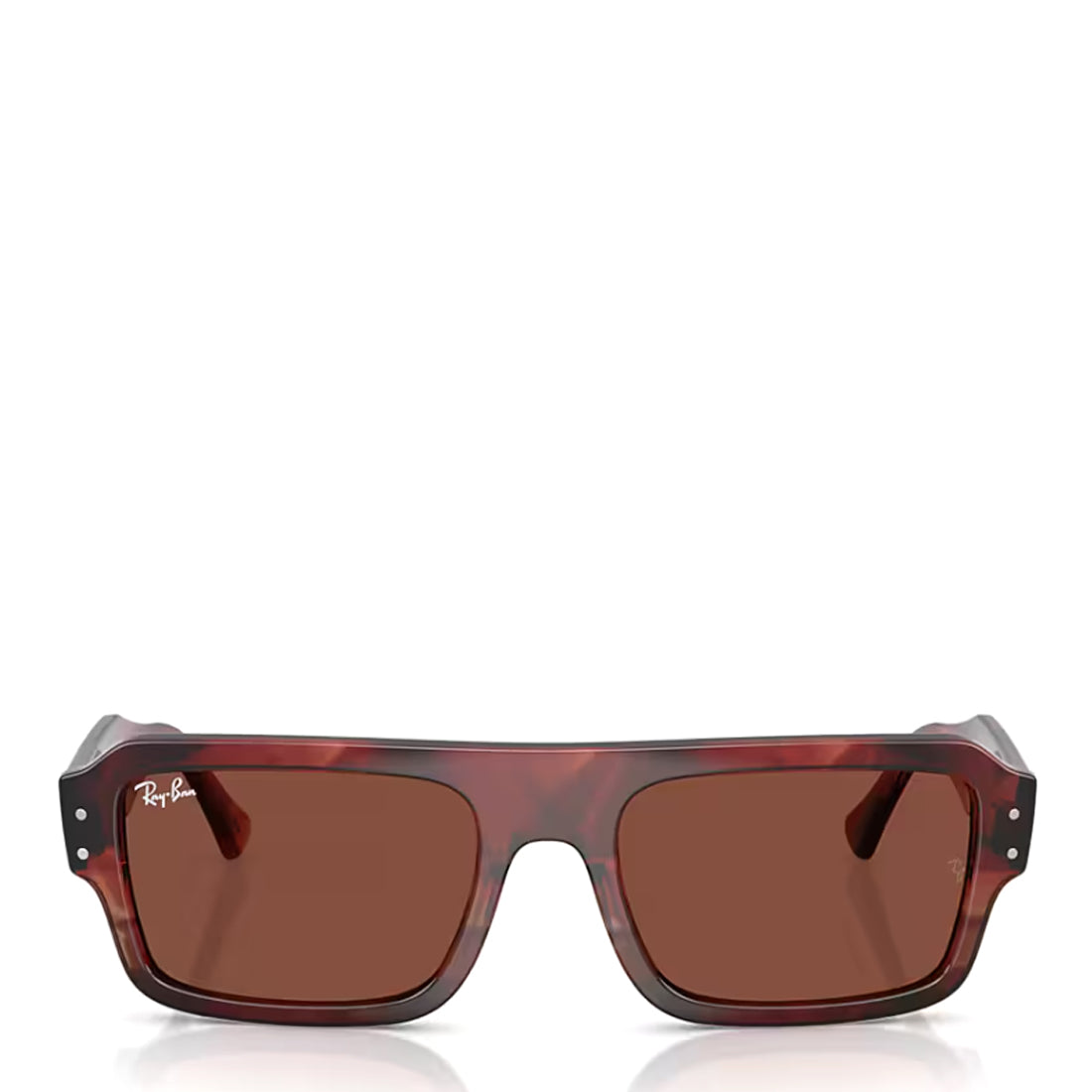 Ray-Ban Flacko Sunglasses Havana Red