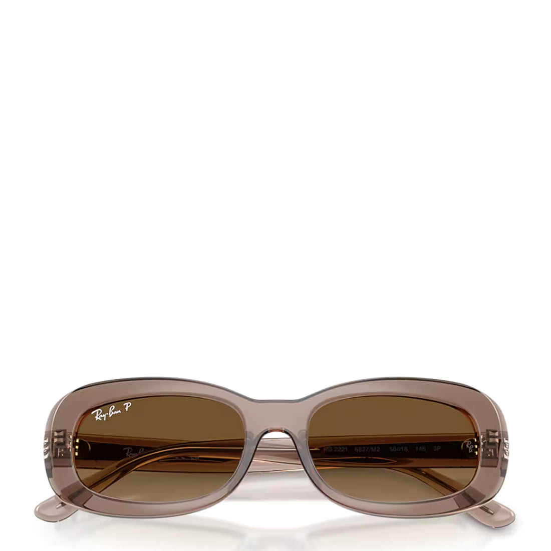 Ray-Ban RB2221 Sunglasses Transparent Beige