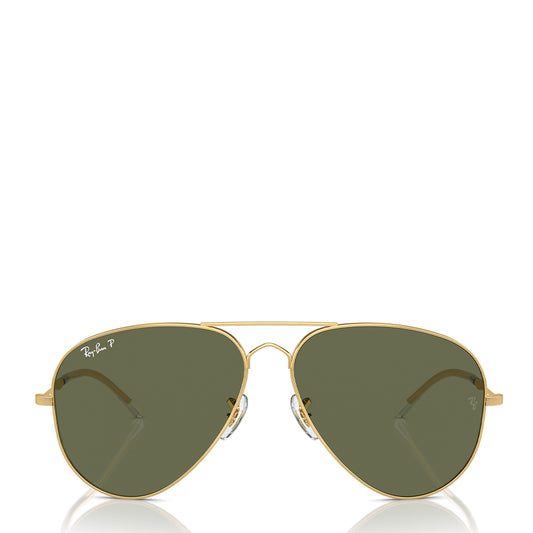 Ray-Ban RB3825 001/31 58 Old Aviator Sunglasses Gold