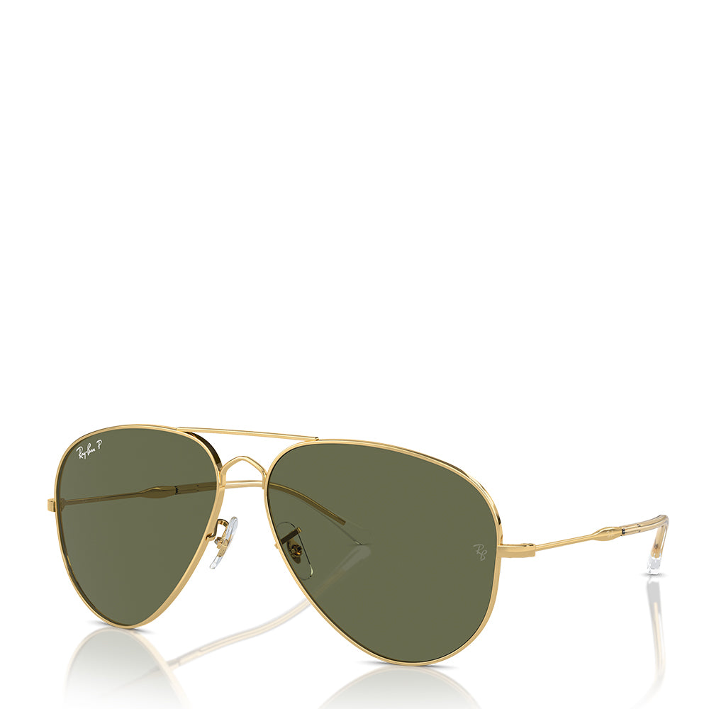 Ray-Ban RB3825 001/31 58 Old Aviator Sunglasses Gold