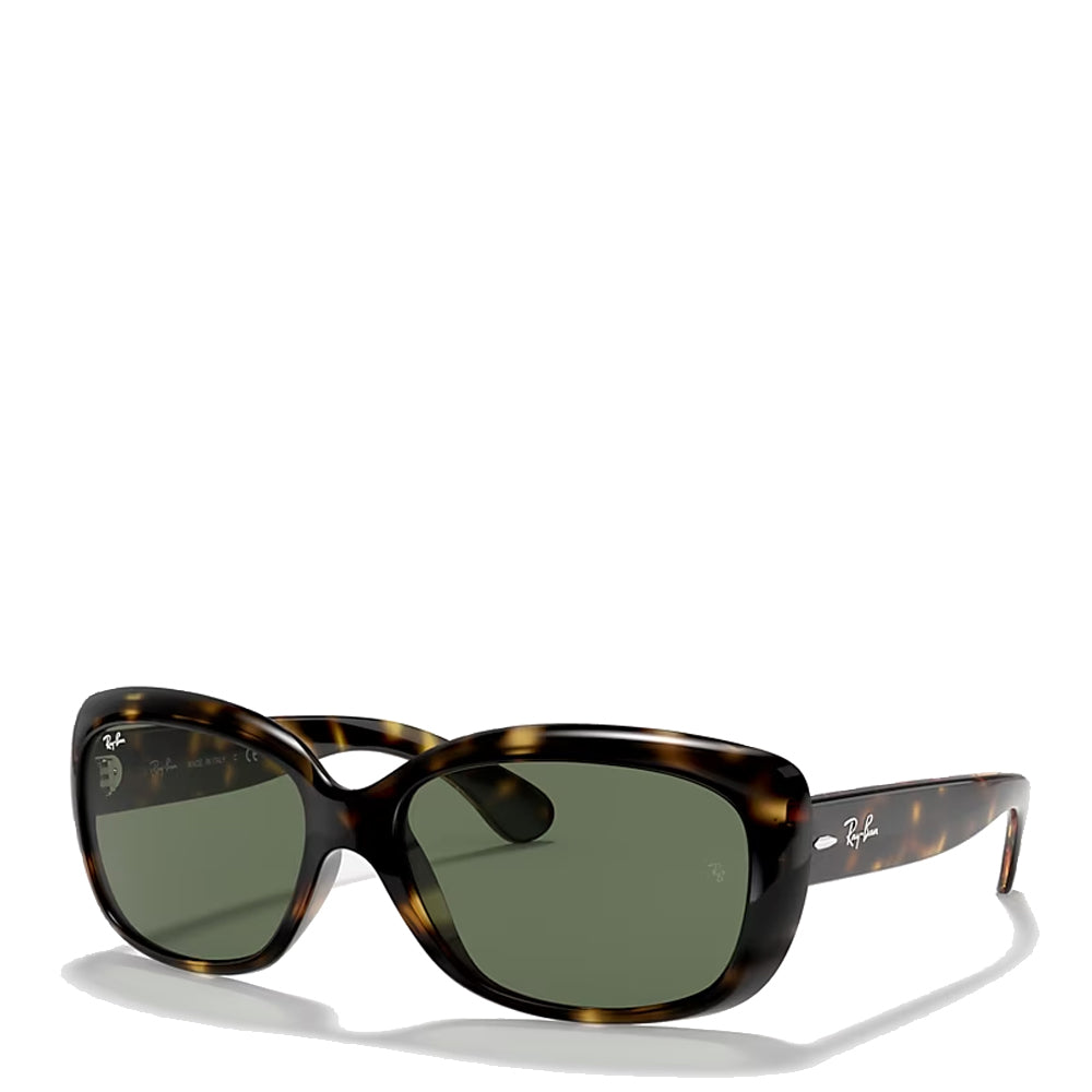 Ray-Ban Womens RB4101 710 58 Jackie Ohh Sunglasses Light Havana / Green Lens