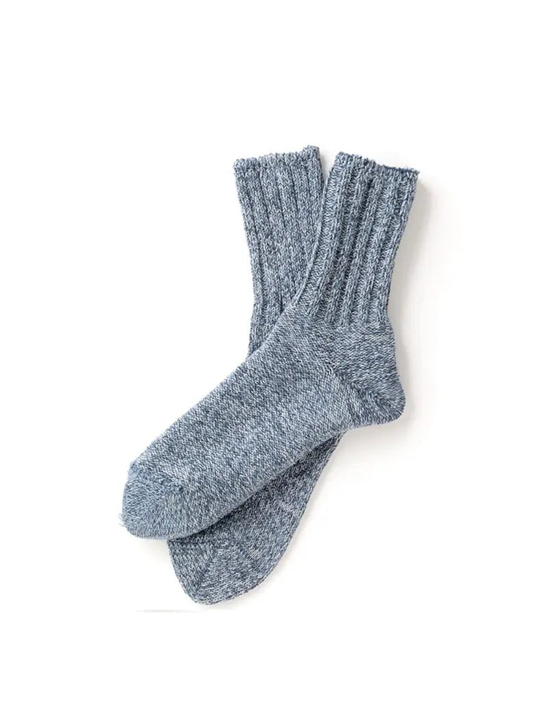 RoToTo Denim Tone Ankle Socks Ice Denim RoToTo