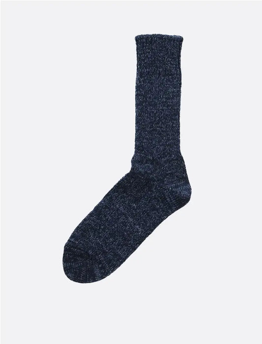 RoToTo Denim Tone Crew Socks Dark Denim RoToTo