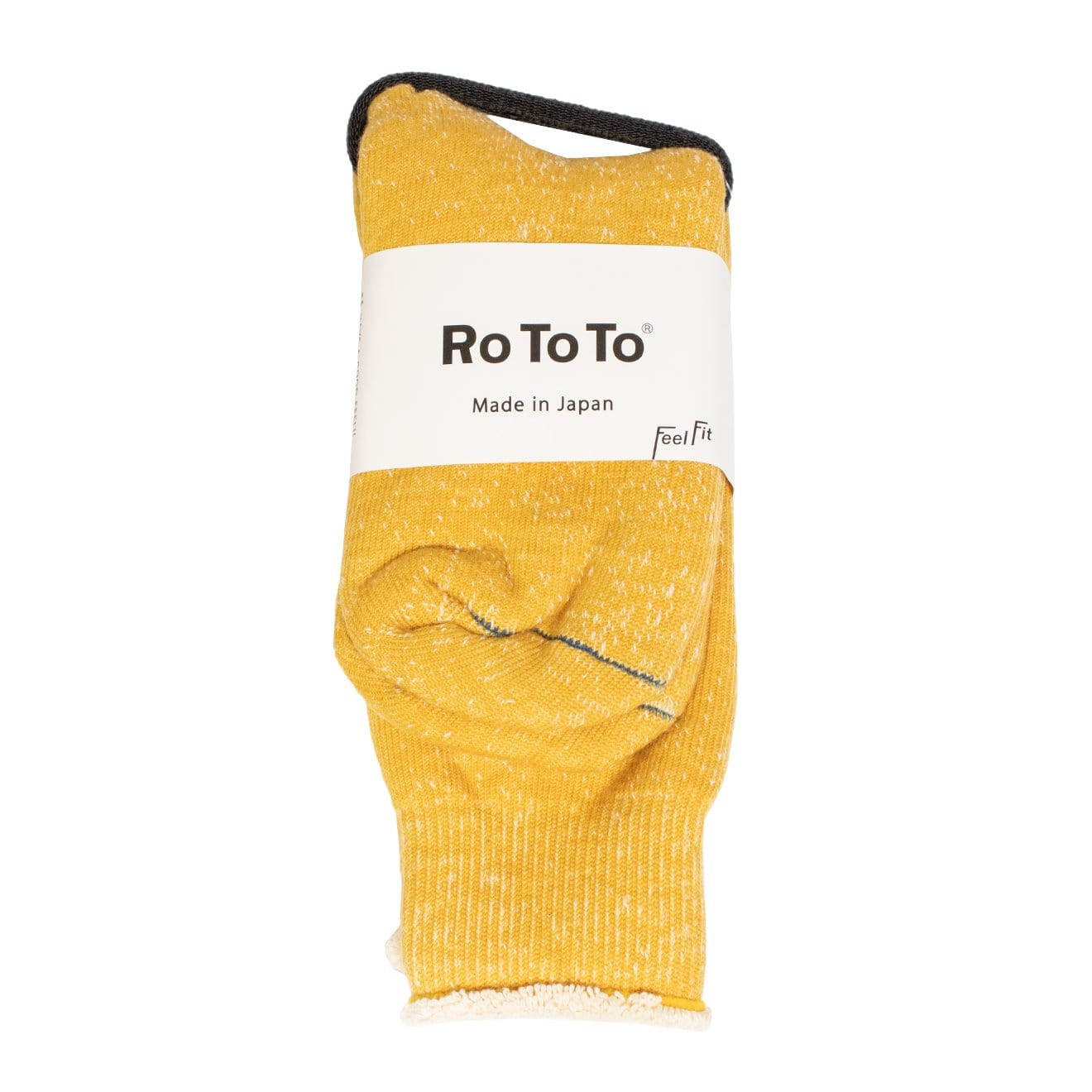 RoToTo Double Face Socks Yellow - pam pam 