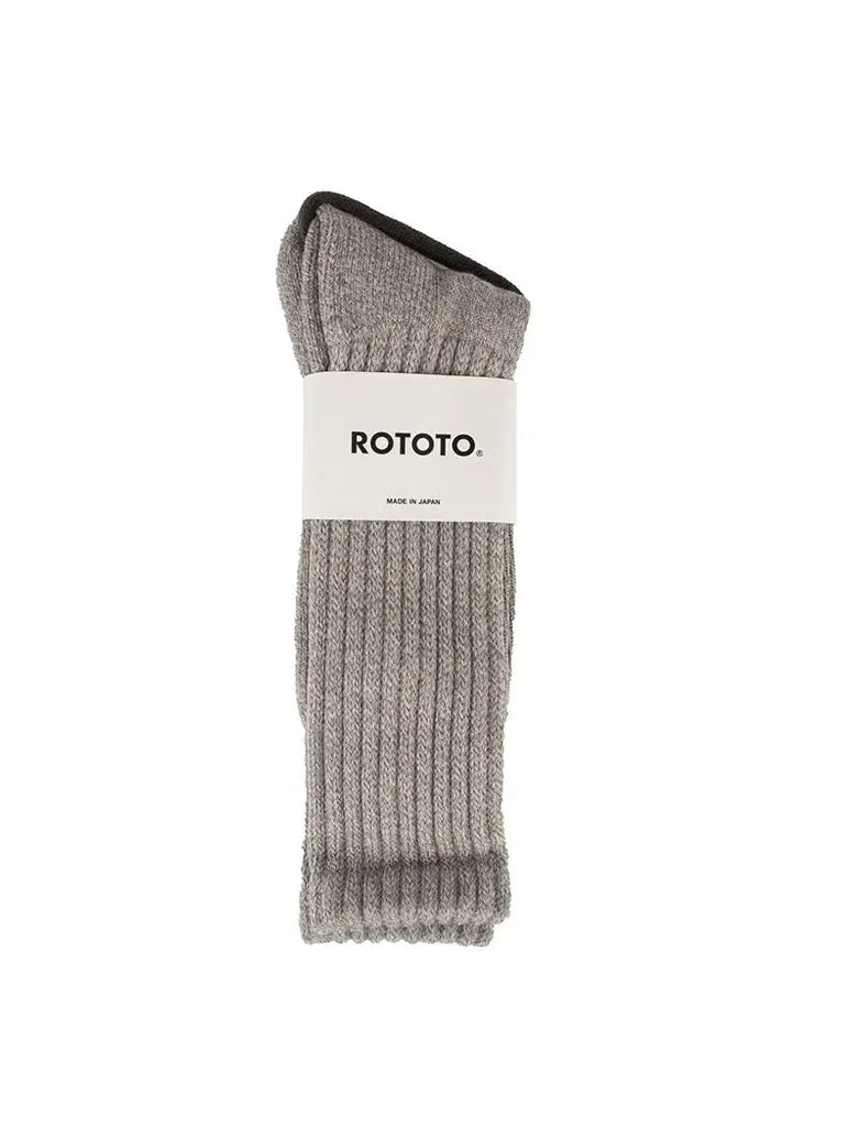 RoToTo Loose Pile Socks Mix Gray RoToTo