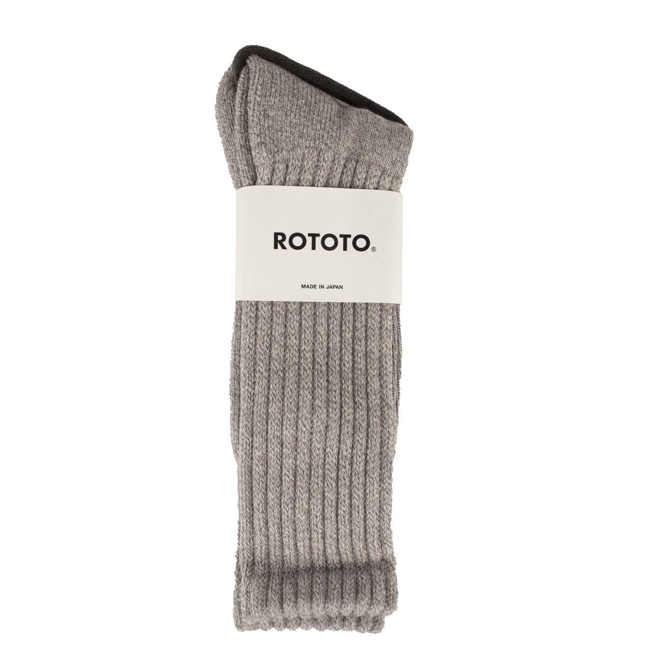 RoToTo Loose Pile Socks Mix Gray