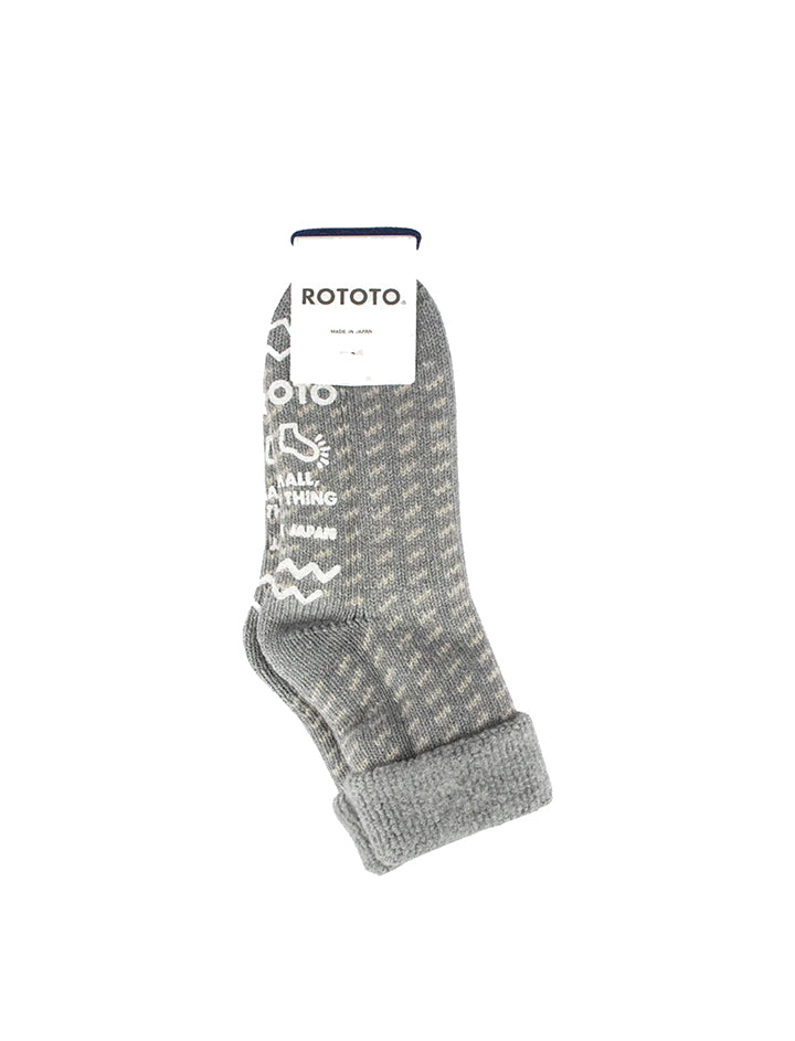 Rototo Comfy Room Socks BirdS Gray RoToTo